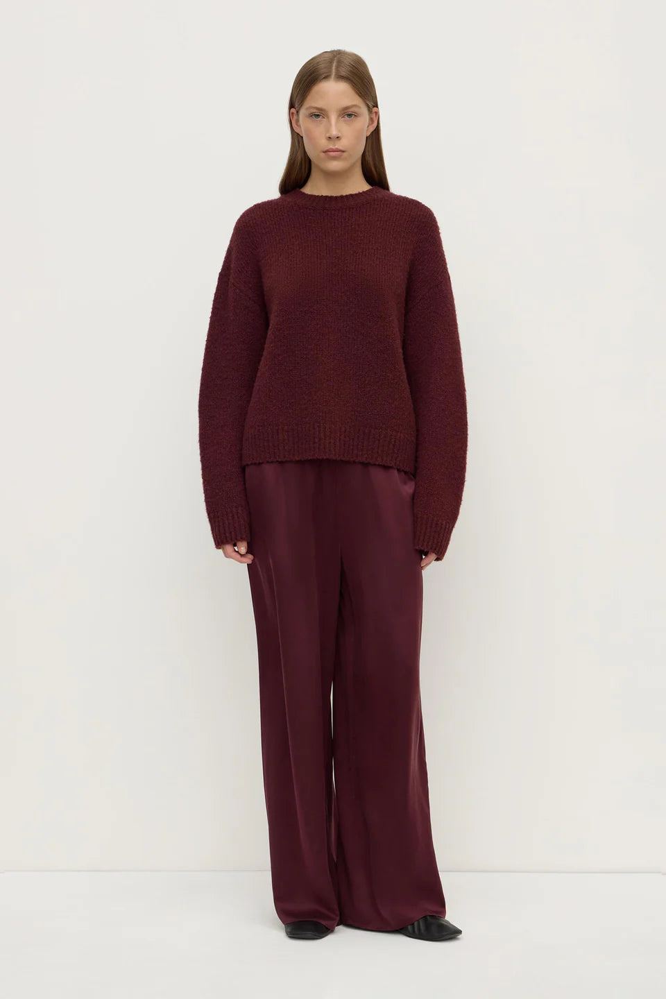 ASSEMBLY LABEL Ariel Knit | Merlot