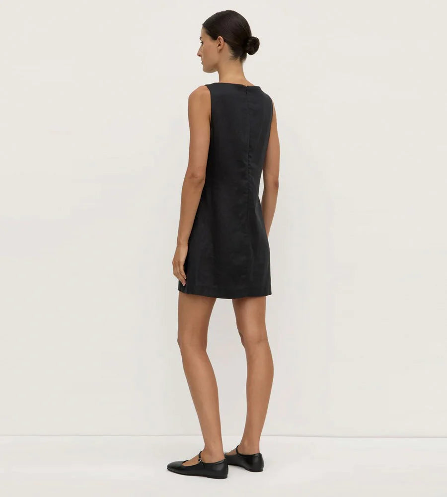 ASSEMBLY LABEL Nadine Linen Dress | Black