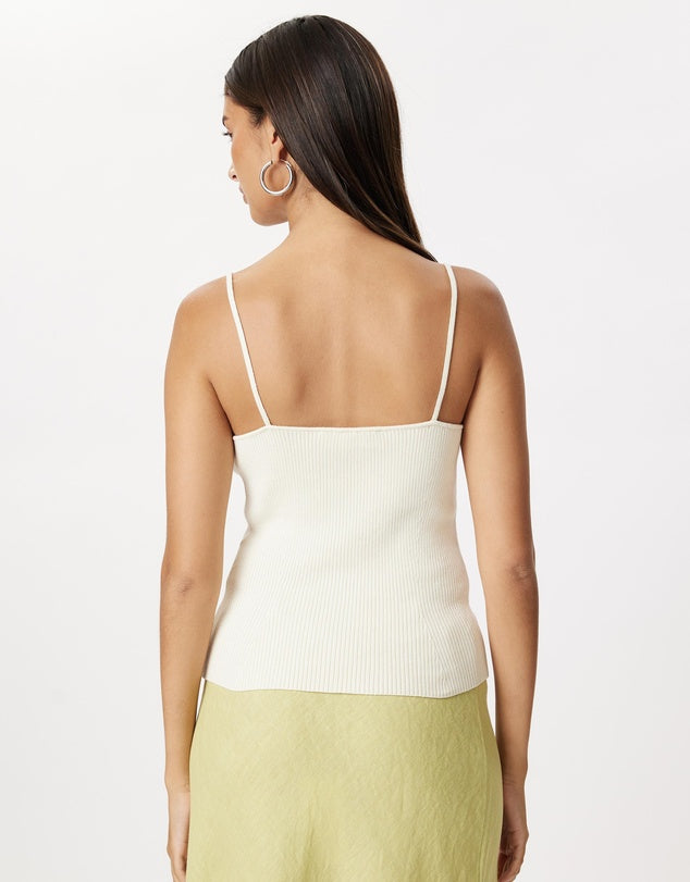 ASSEMBLY LABEL Tamsin Cotton Knit Tank | Cream