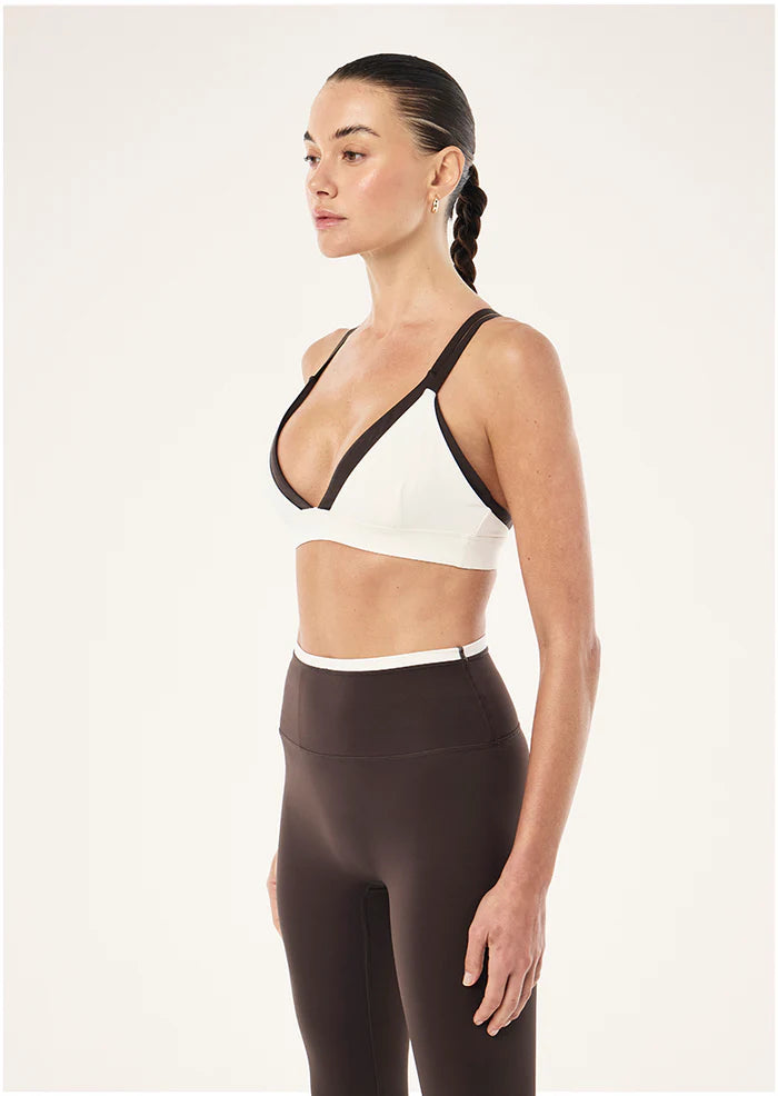 P.E NATION Activate Sports Bra | Coffee