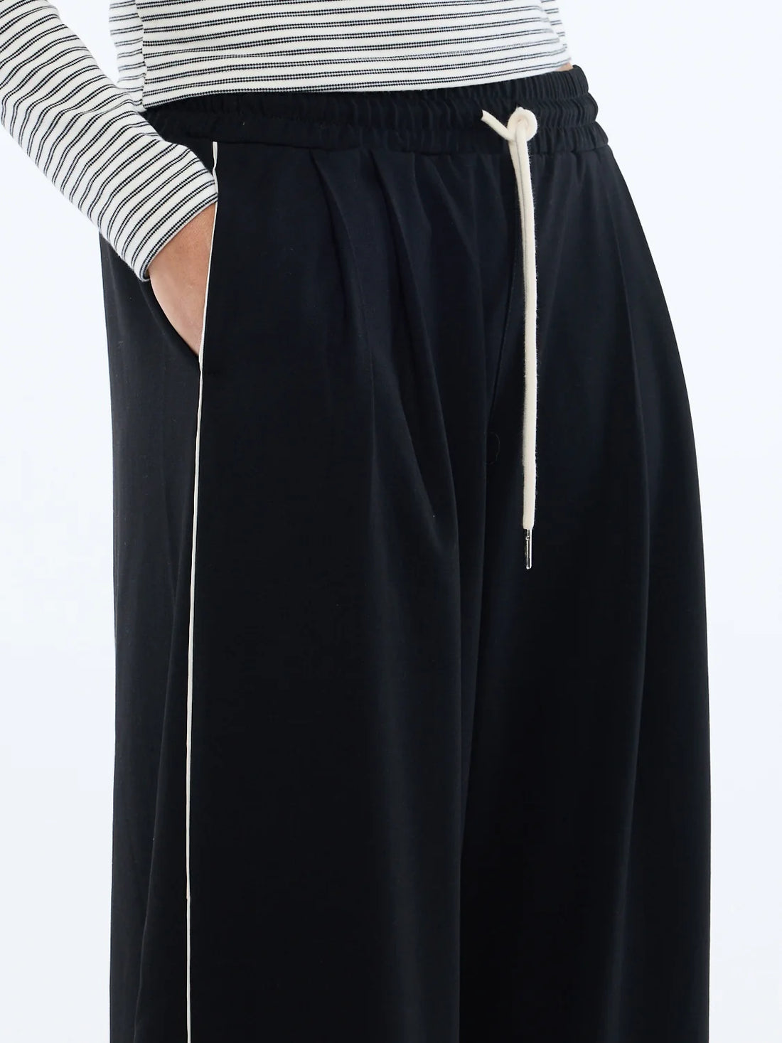 ENA PELLY  Bowie Wide Leg Pant | Black