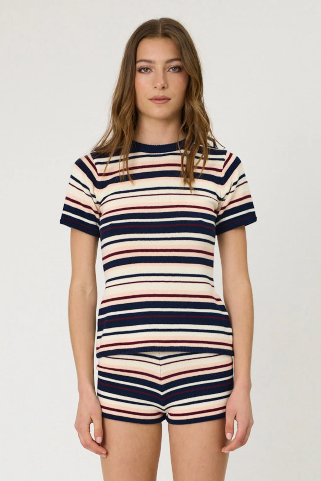 REMAIN Bowie Tee | Indigo Stripe