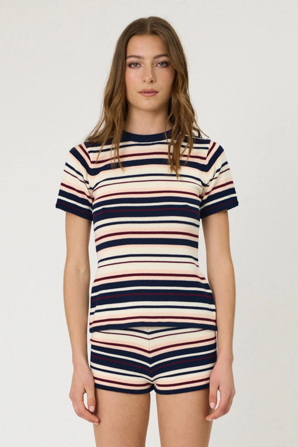 REMAIN Bowie Tee | Indigo Stripe