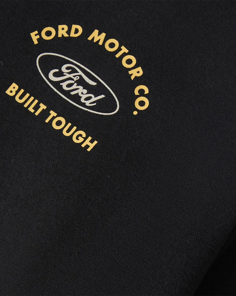 BRIXTON Ford Built Tough S/S Standard T-Shirt | Burnt Rubber