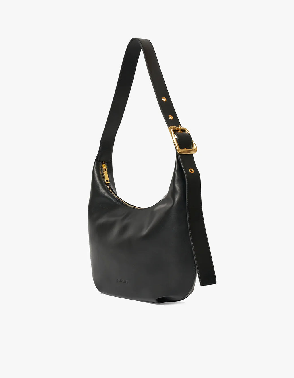 BRIE LEON Large Everyday Croissant Bag | Black