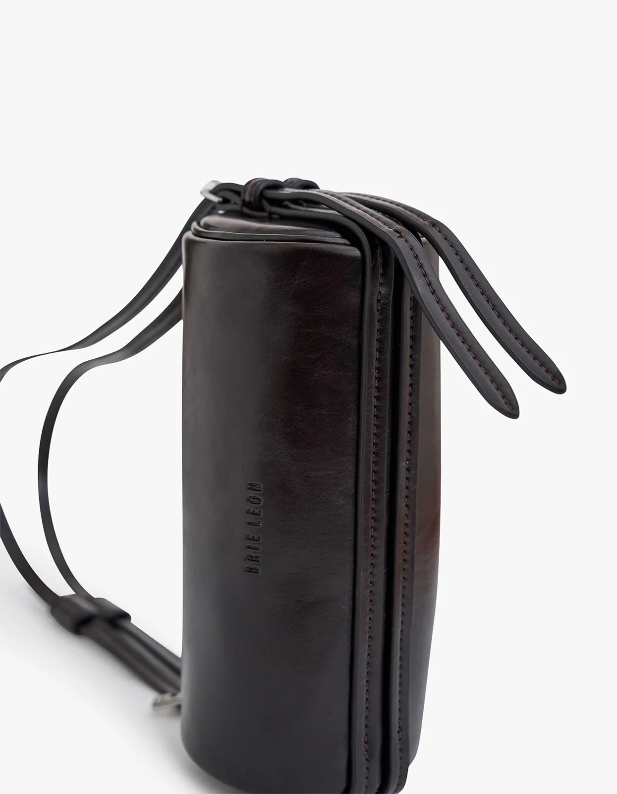 BRIE LEON Brooke Mini Barrel Bag | Burnt Coffee