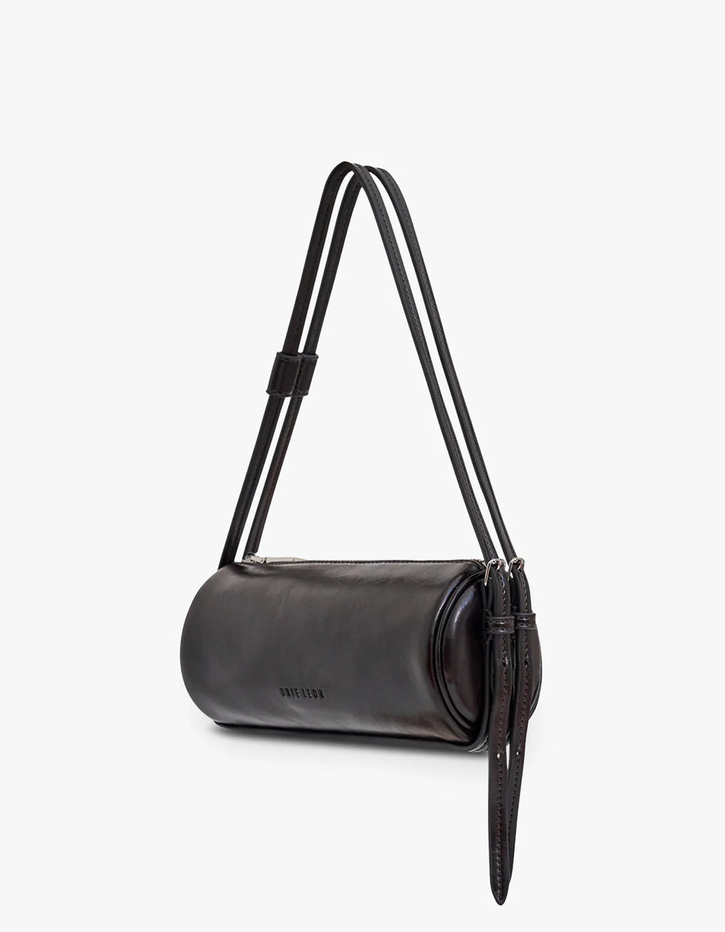 BRIE LEON Brooke Mini Barrel Bag | Burnt Coffee