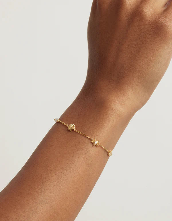 BY CHARLOTTE Ocean Dreaming Bracelet | 18k Gold Vermeil