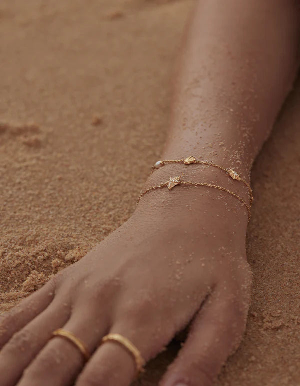 BY CHARLOTTE Ocean Dreaming Bracelet | 18k Gold Vermeil