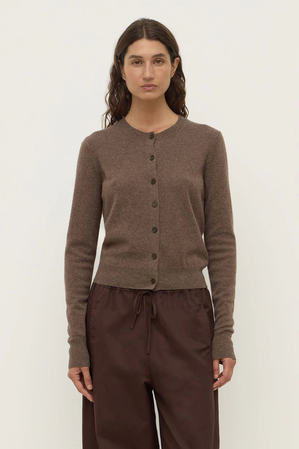 ASSEMBLY LABEL Benny Knit Cardigan | Cocoa Marle