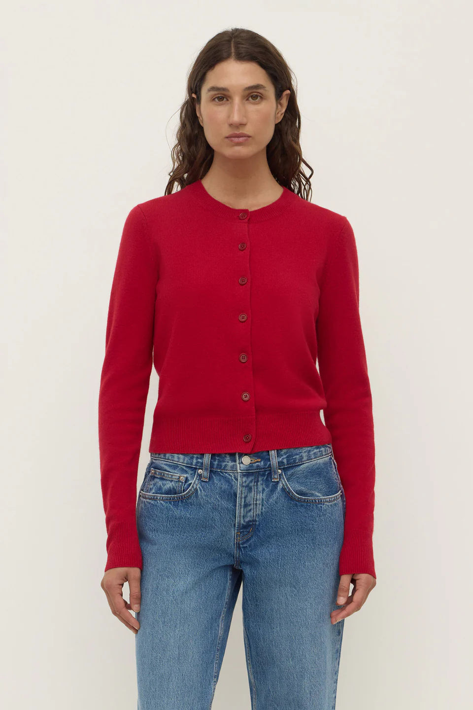 ASSEMBLY LABEL Benny Knit Cardigan | Mulberry