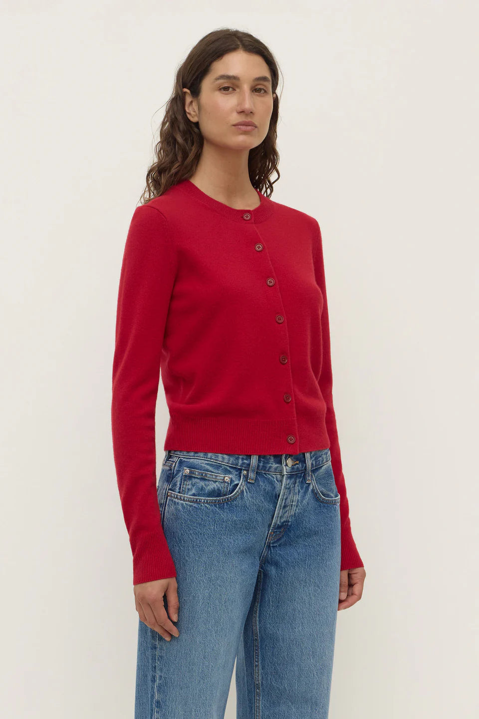 ASSEMBLY LABEL Benny Knit Cardigan | Mulberry