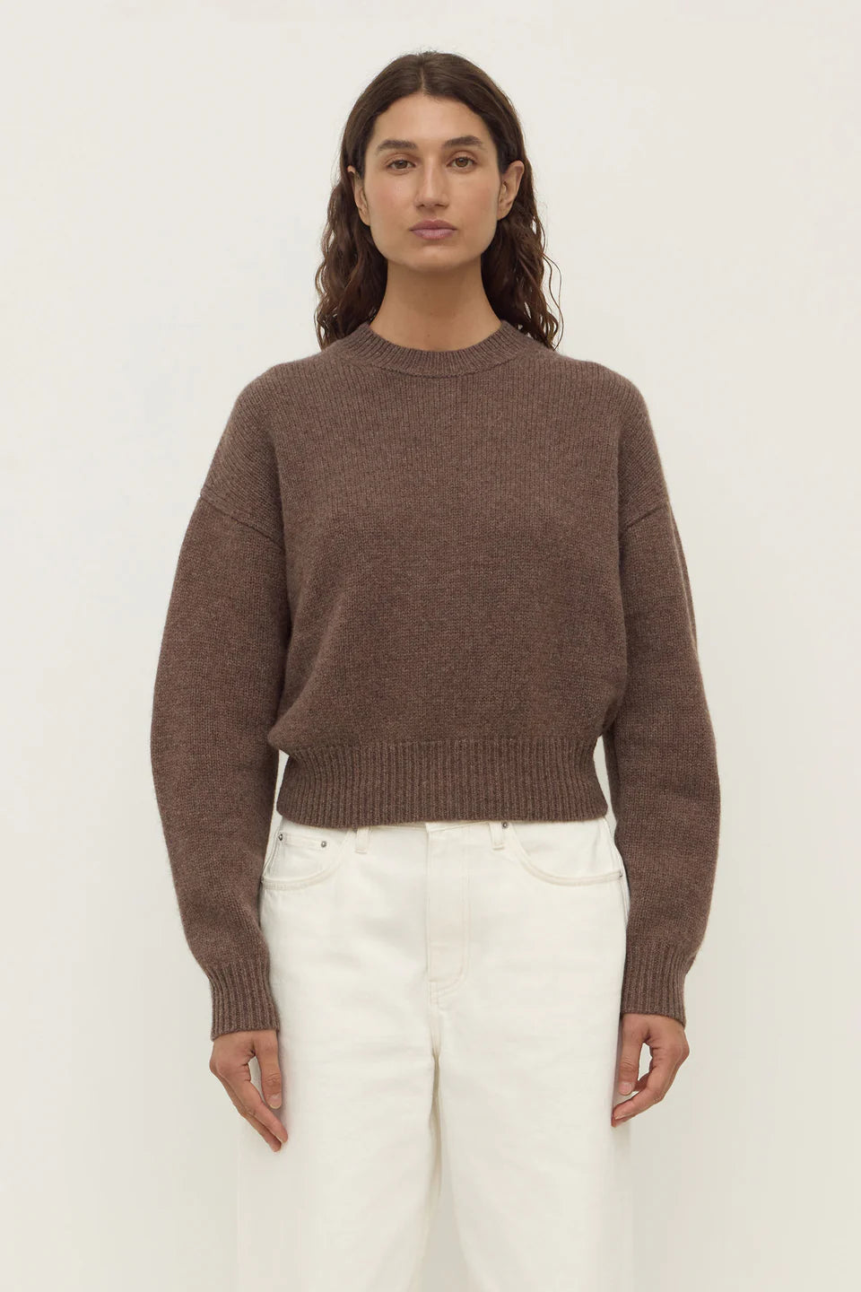 ASSEMBLY LABEL Benny Knit | Cocoa Marle
