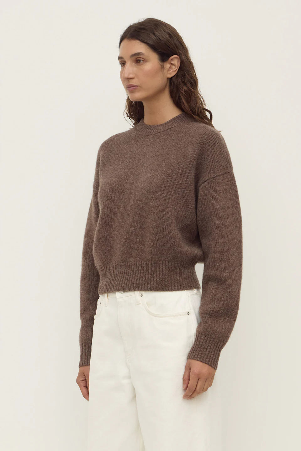 ASSEMBLY LABEL Benny Knit | Cocoa Marle