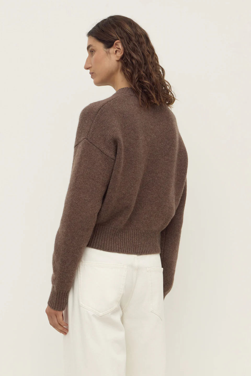 ASSEMBLY LABEL Benny Knit | Cocoa Marle