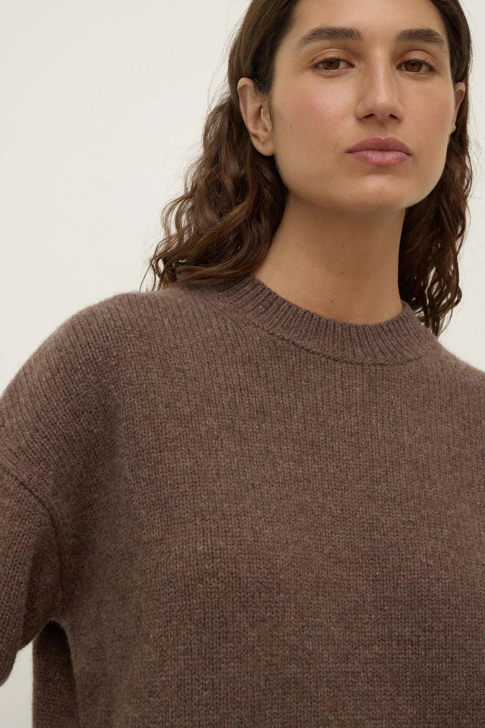 ASSEMBLY LABEL Benny Knit | Cocoa Marle