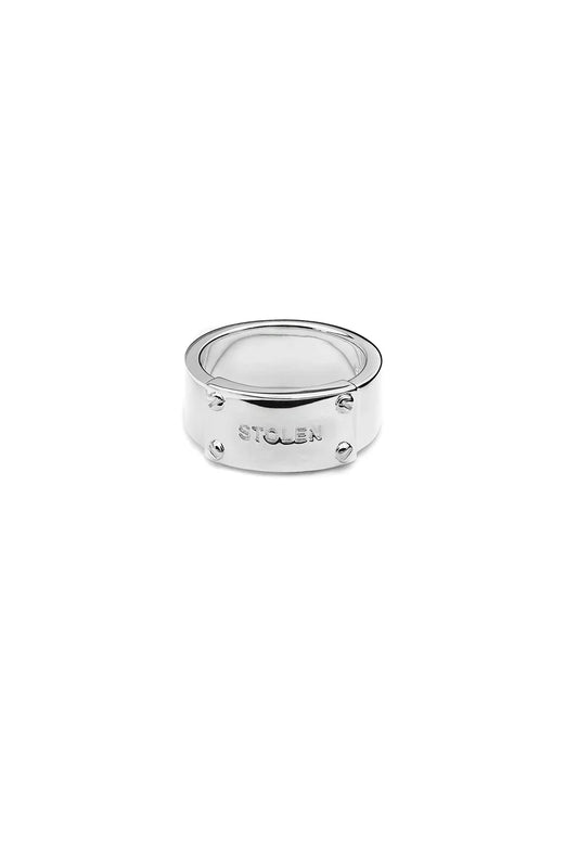 STOLEN GIRLFRIENDS CLUB Bolted Ring Wide | Silver