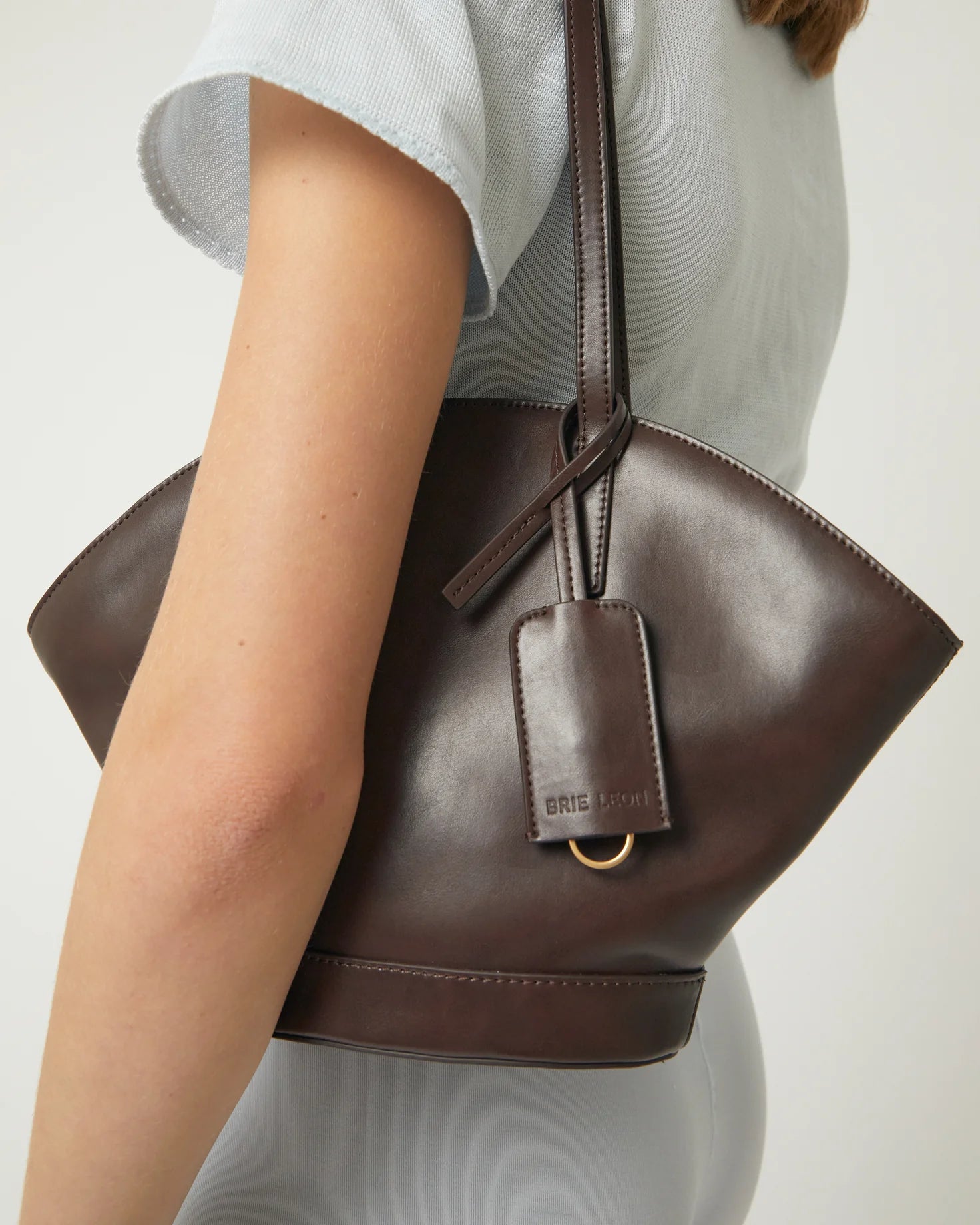 BRIE LEON Heather Mini Tote | Ganache