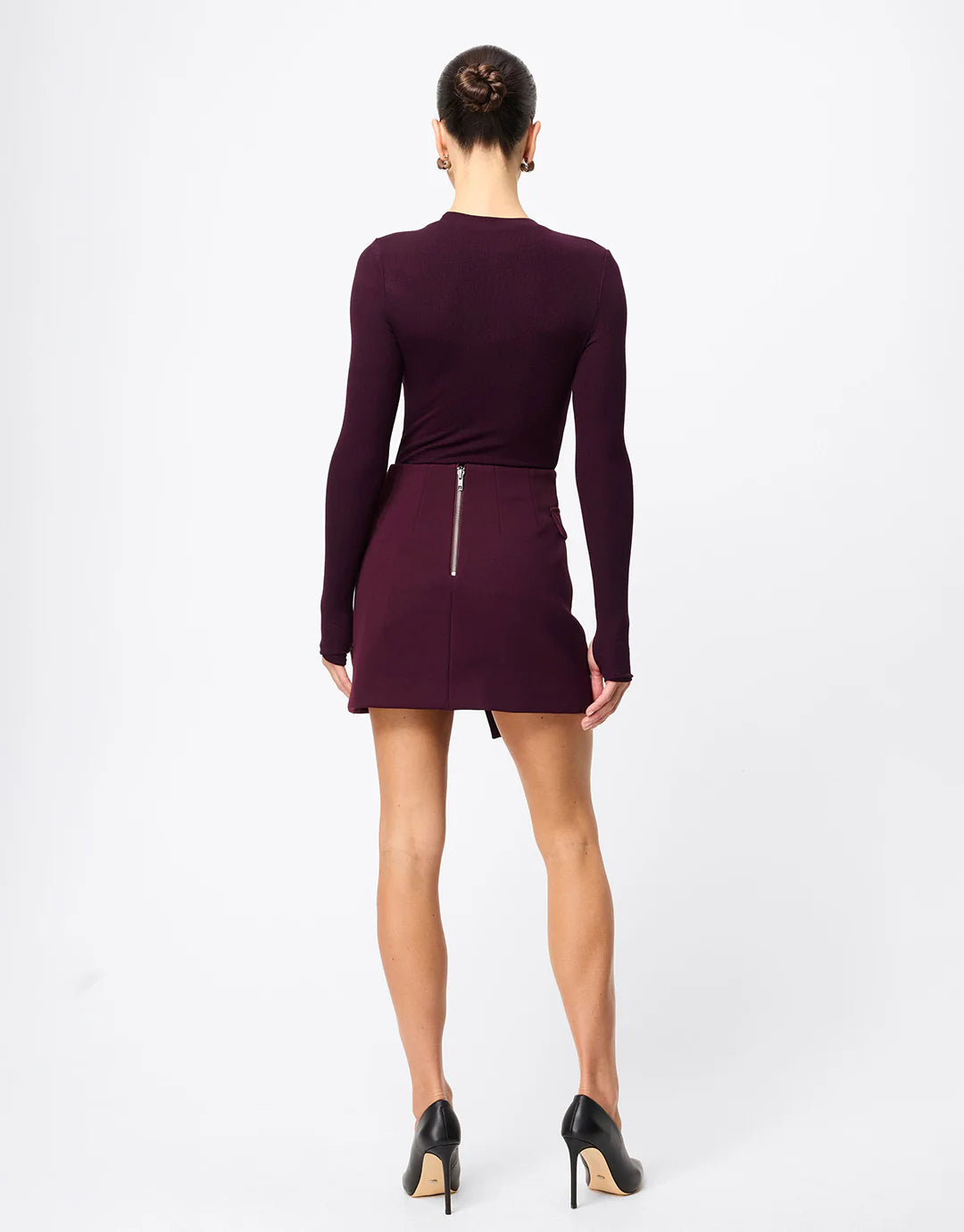 MOSSMAN Brooklyn Top | Cherry Laquer