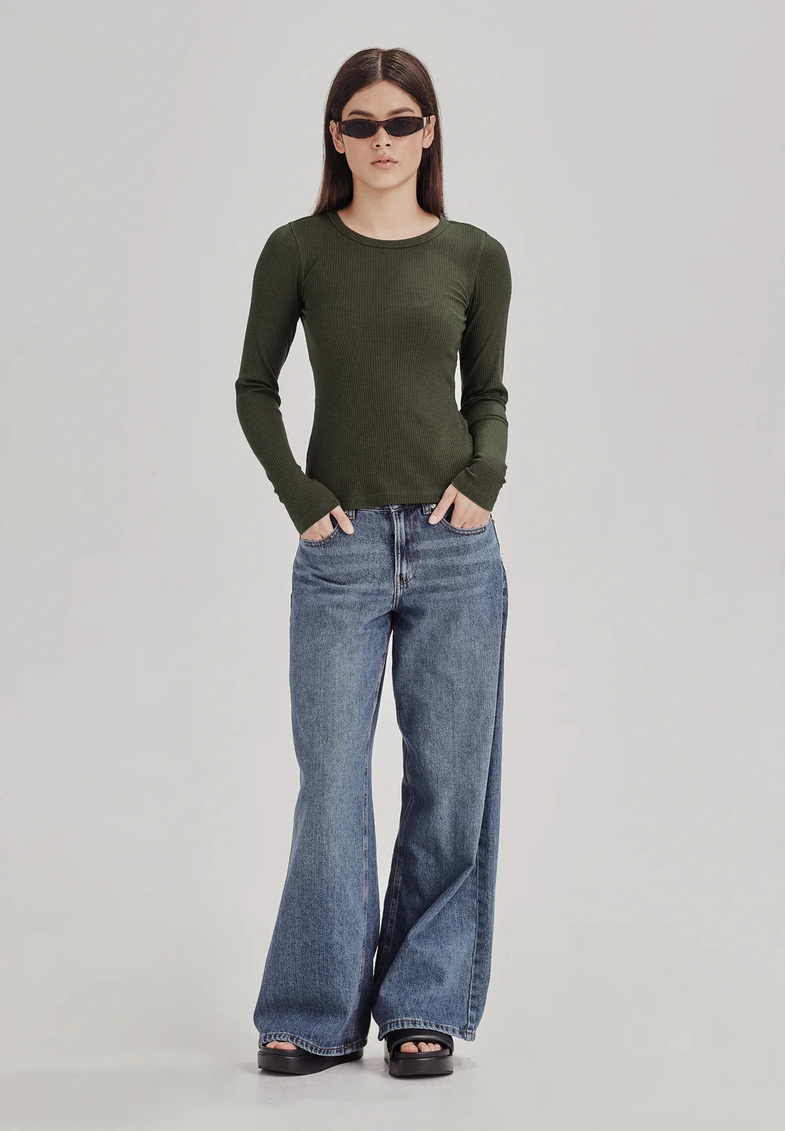 COMMONERS Base Long Sleeve | Khaki
