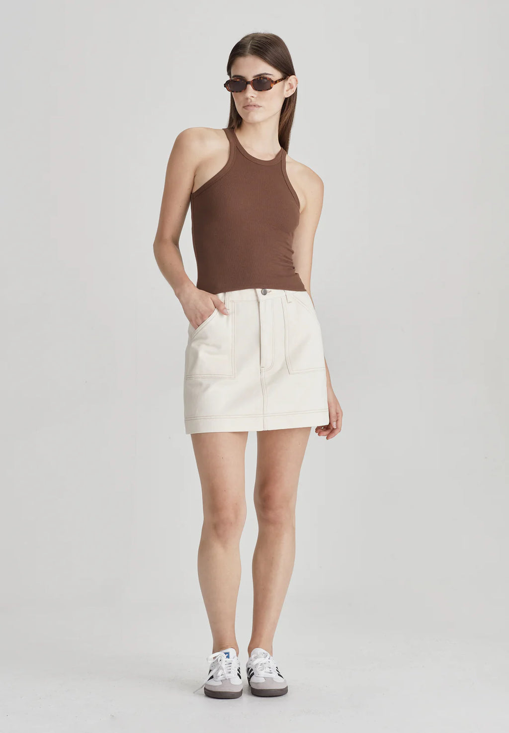 COMMONERS Utility Skirt | Ecru