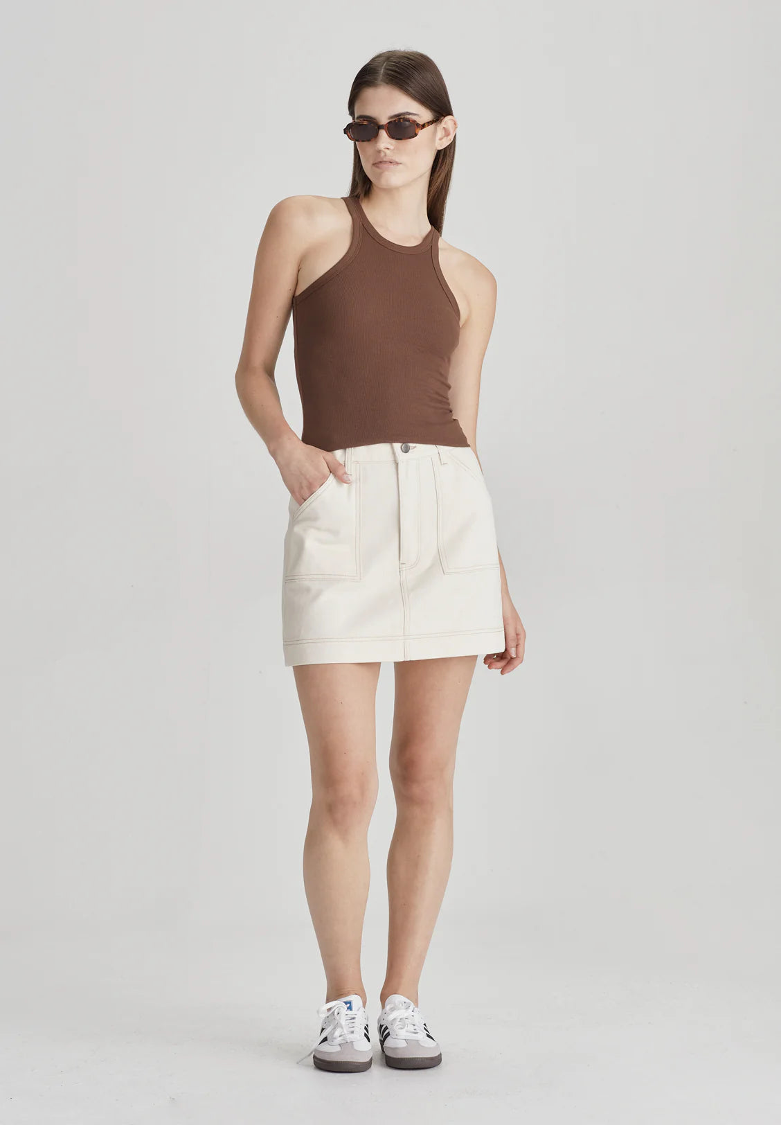 COMMONERS Utility Skirt | Ecru