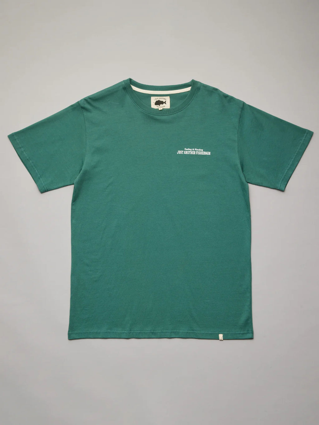 JUST ANOTHER FISHERMAN Casting & Mending Sea Tee | Vintage Teal