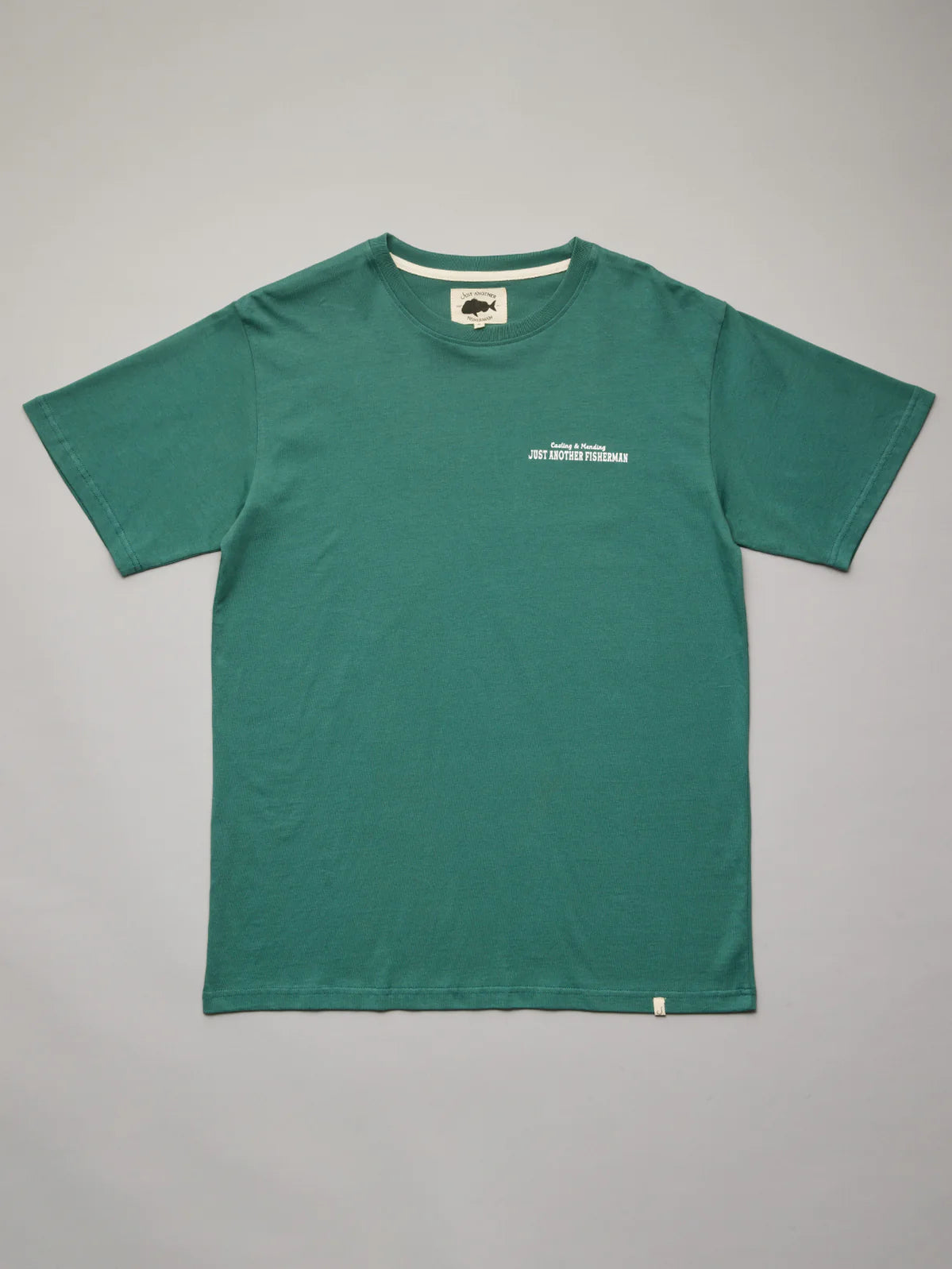 JUST ANOTHER FISHERMAN Casting & Mending Sea Tee | Vintage Teal
