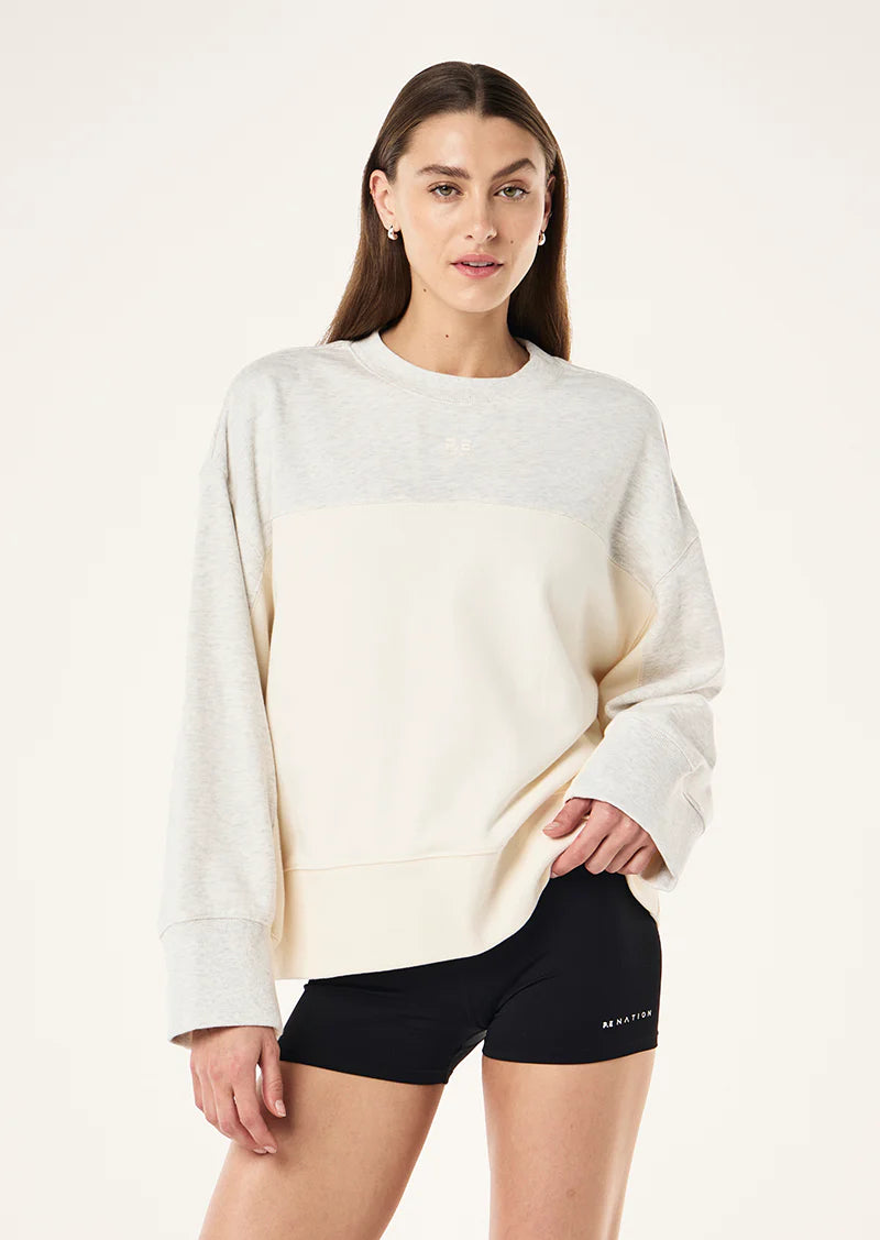 P.E Nation Club sweat | Whisper White