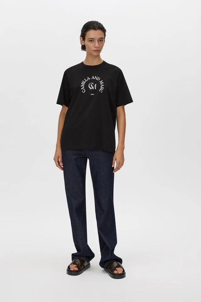 CAMILLA AND MARC Karine Graphic Tee | Black