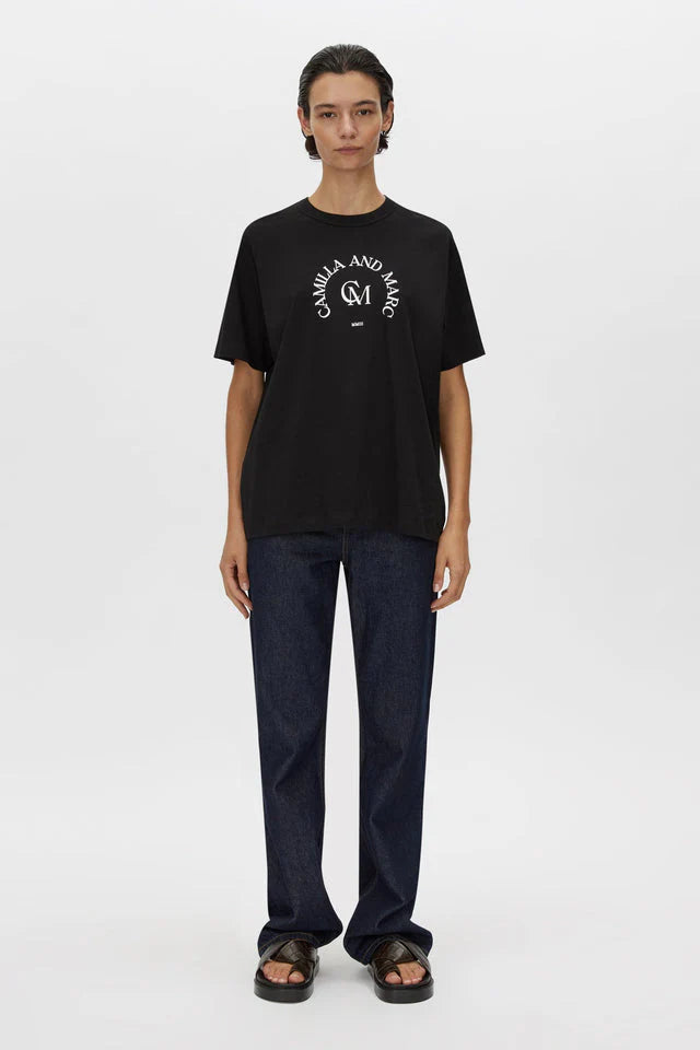 CAMILLA AND MARC Karine Graphic Tee | Black