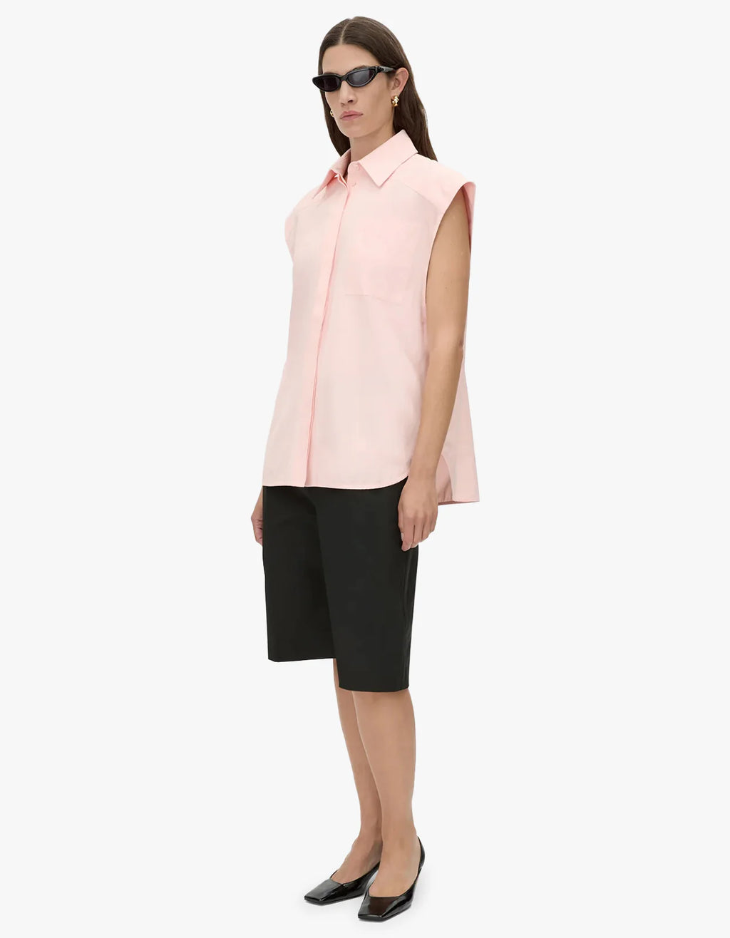 CAMILLA Milo Sleeveless Shirt | Salt Pink