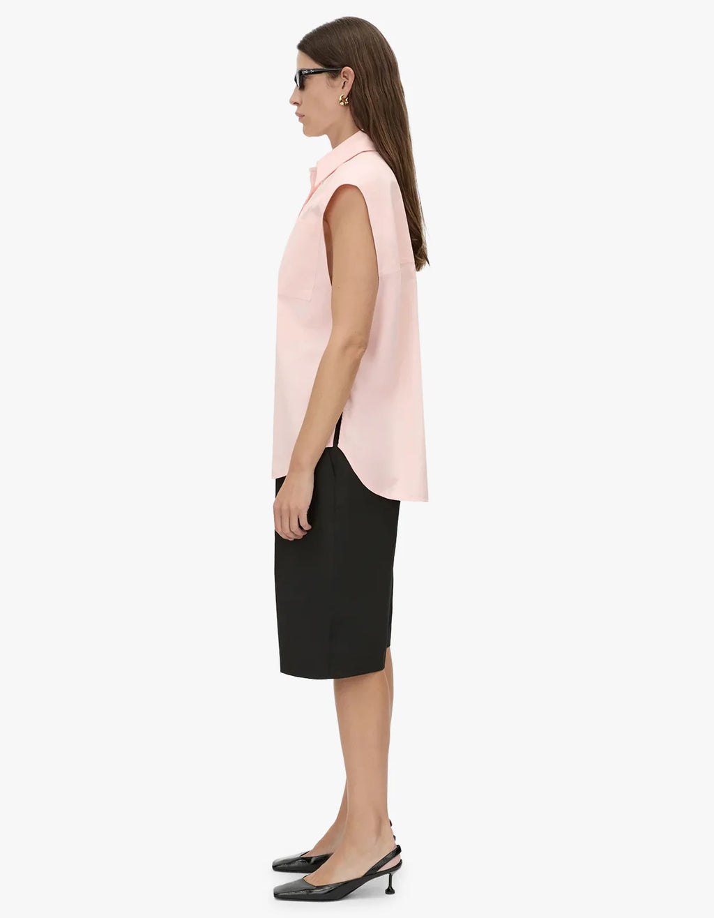 CAMILLA Milo Sleeveless Shirt | Salt Pink