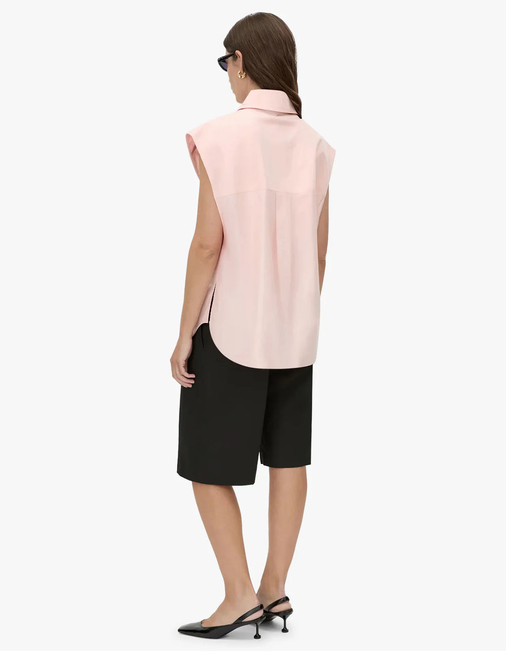 CAMILLA Milo Sleeveless Shirt | Salt Pink
