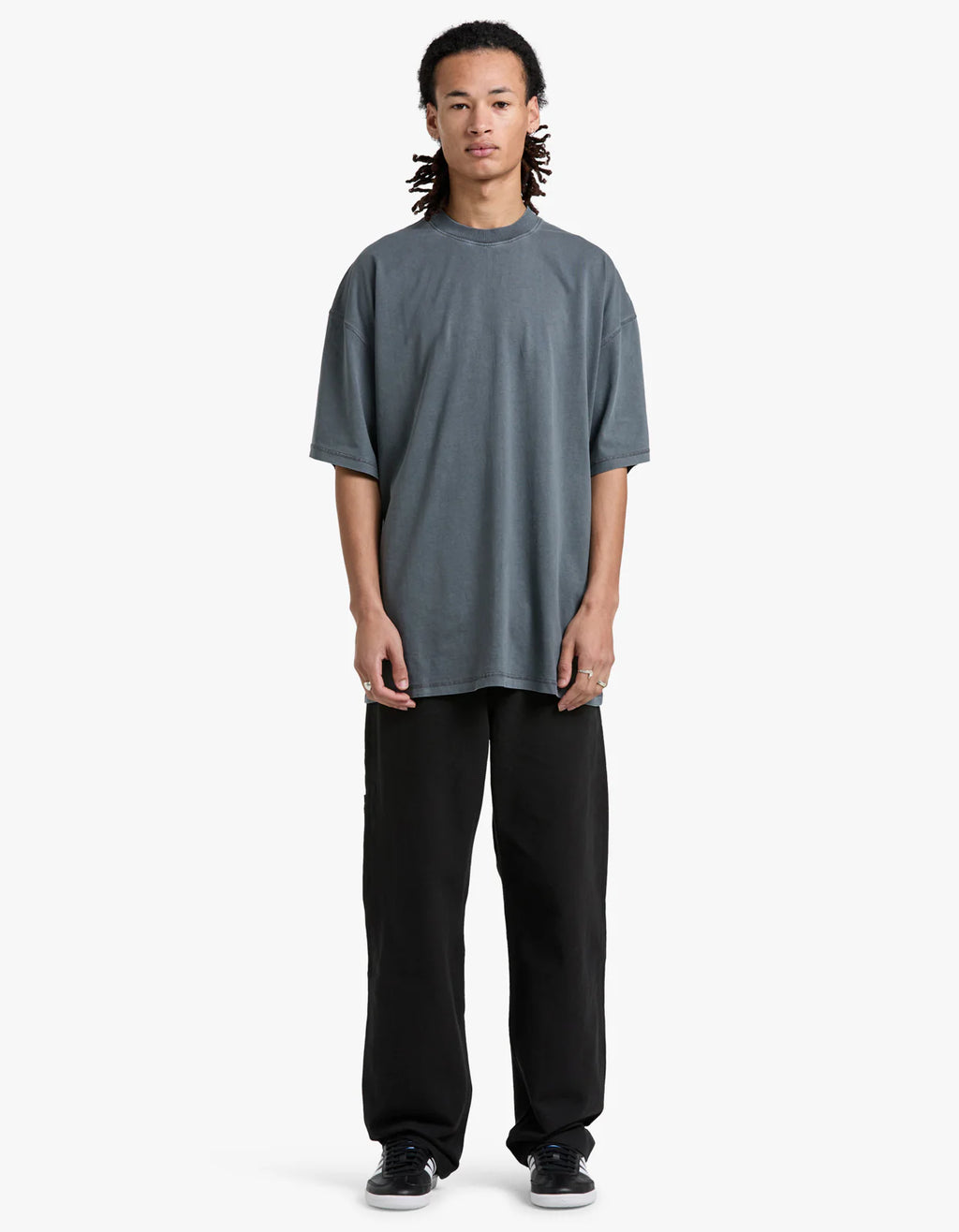 COMMONERS Mens Oversized Tee | Charcoal