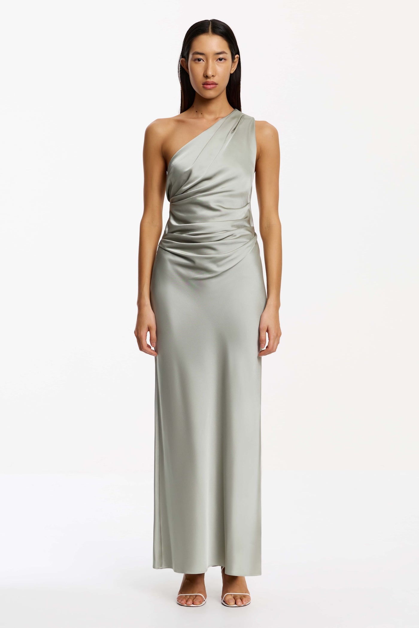SIGNIFICANT OTHER Angela One Shoulder Maxi Dress | Sage