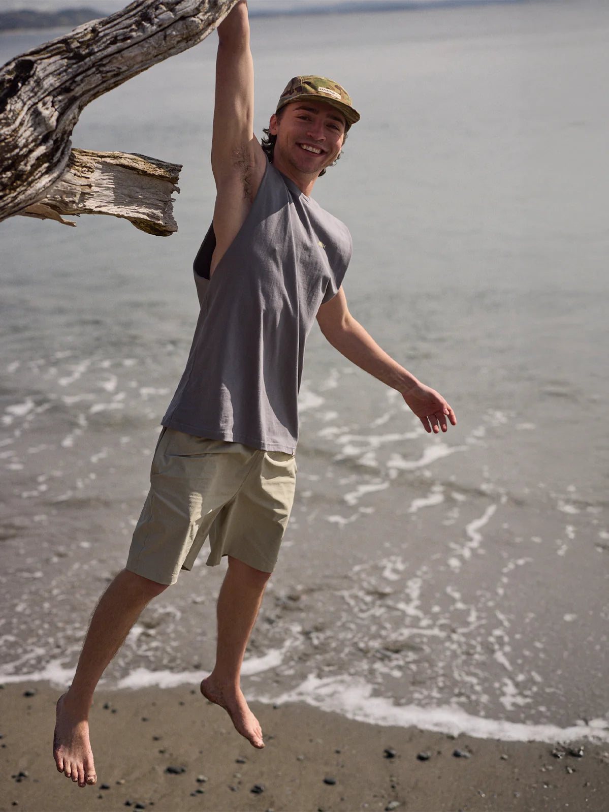 JUST ANOTHER FISHERMAN Crewman Shorts 2.0 | Bone