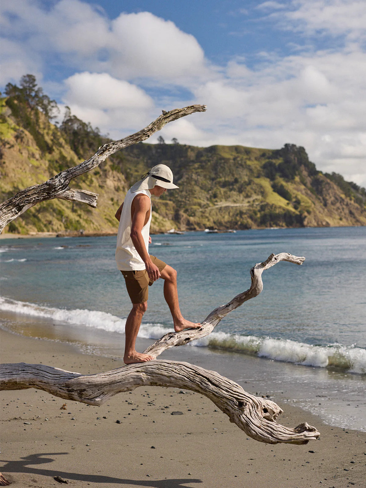 JUST ANOTHER FISHERMAN Crewman Shorts 2.0 | Brown