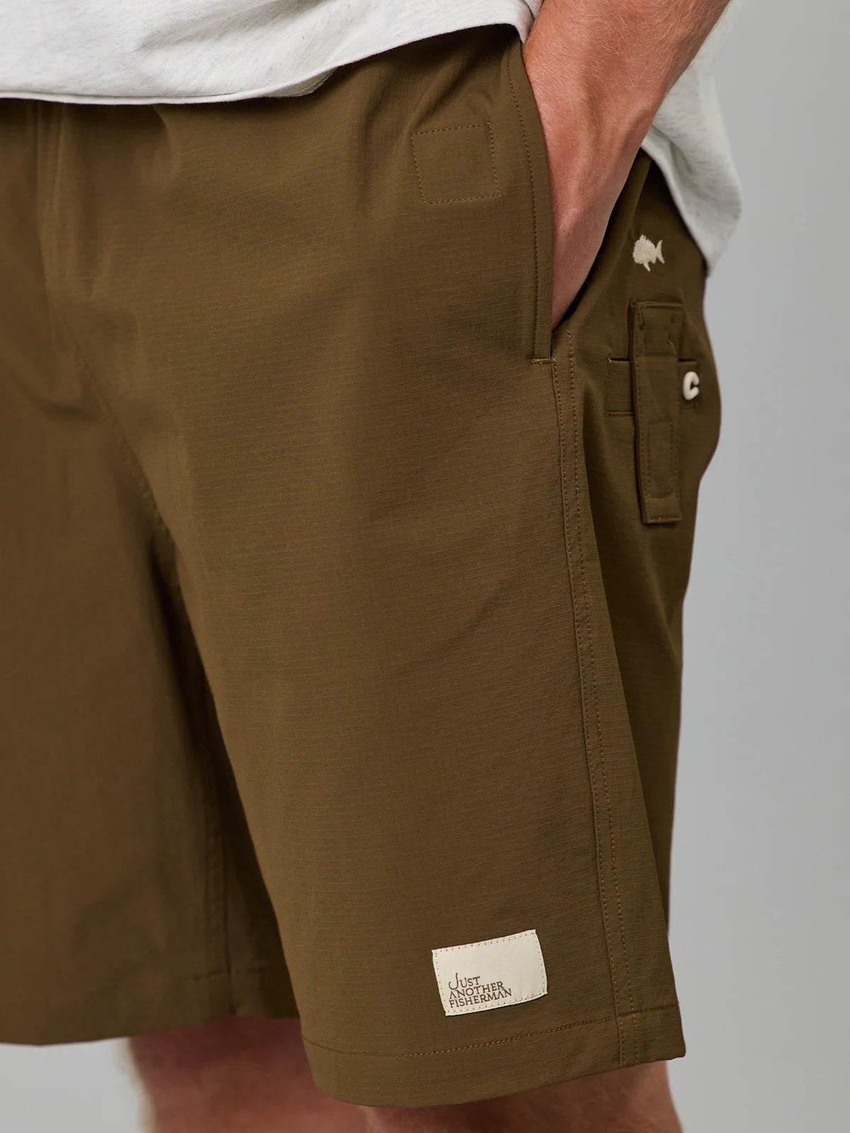 JUST ANOTHER FISHERMAN Crewman Shorts 2.0 | Brown