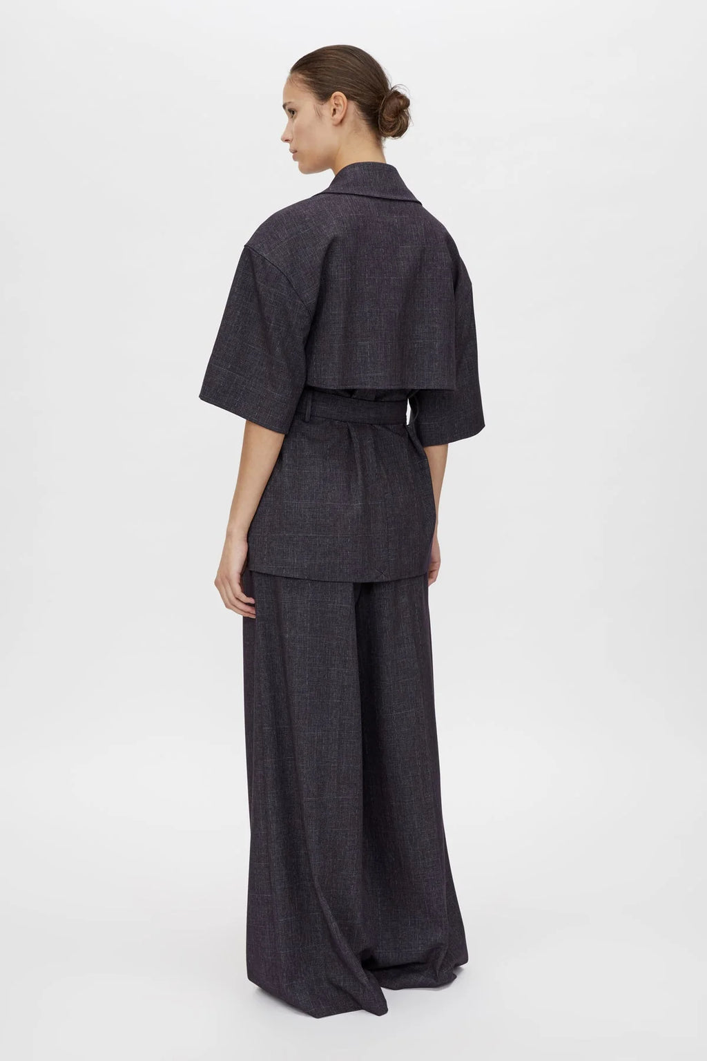 CAMILLA AND MARC Antony Short Trench | Denim Navy