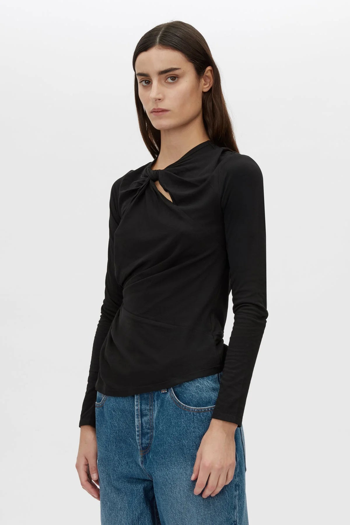 CAMILLA AND MARC Felton Knot Long Sleeve | Black