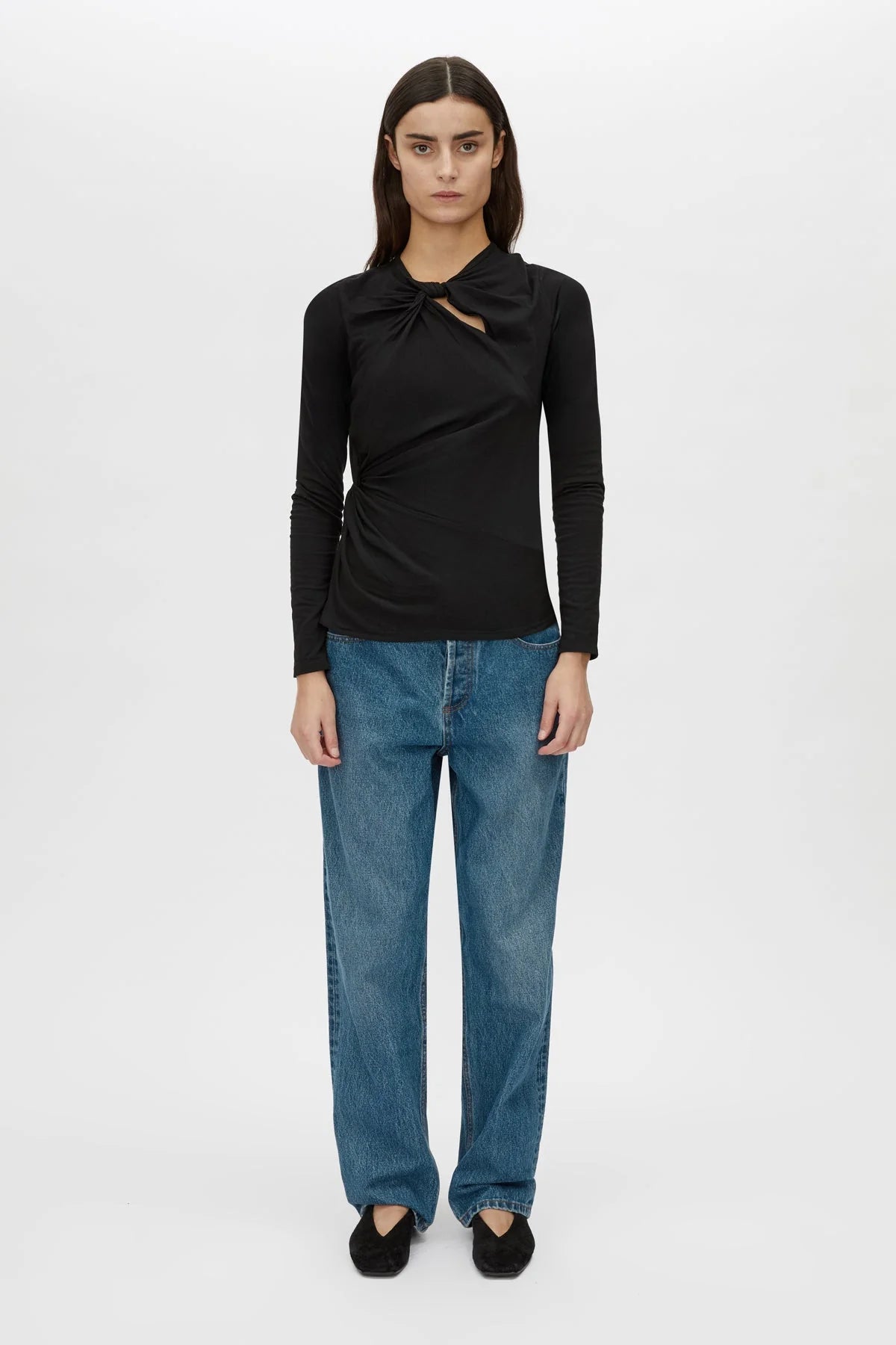 CAMILLA AND MARC Felton Knot Long Sleeve | Black