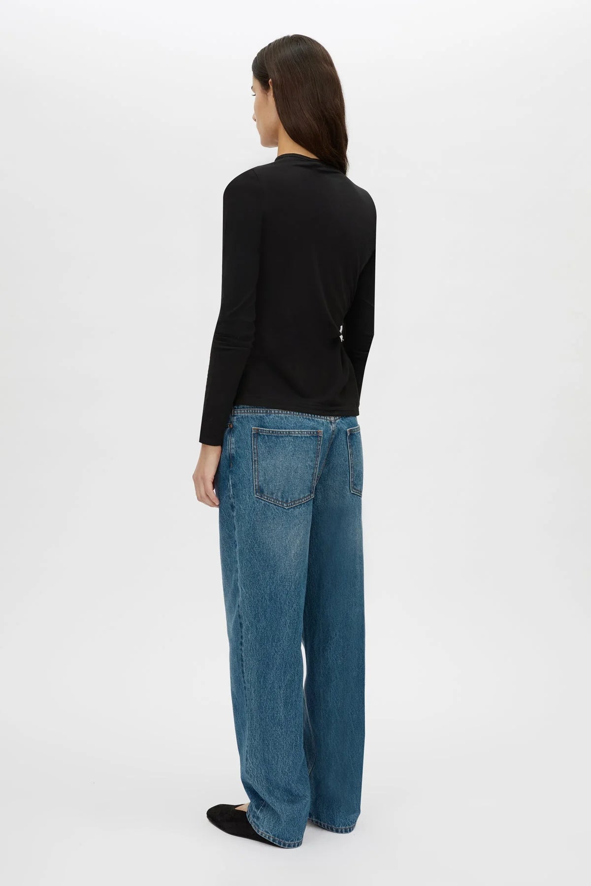 CAMILLA AND MARC Felton Knot Long Sleeve | Black