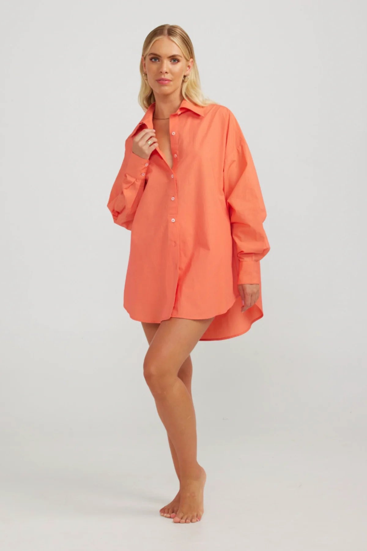 CHARLIE HOLIDAY Maple Shirt | Coral