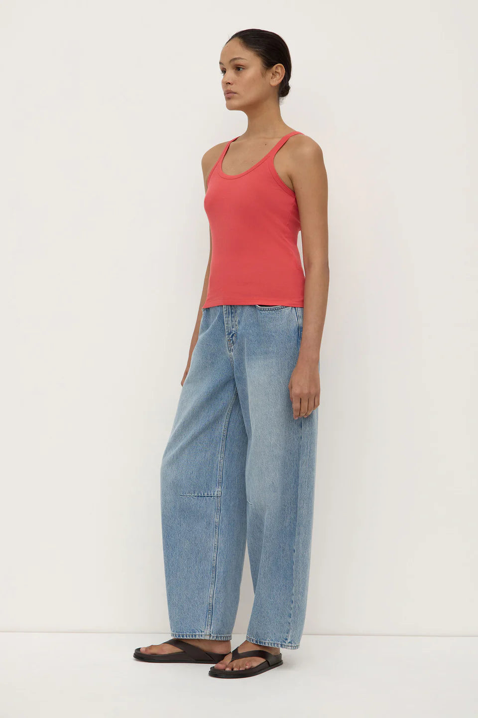 ASSEMBLY LABEL Charlie Rib Tank | Chilli