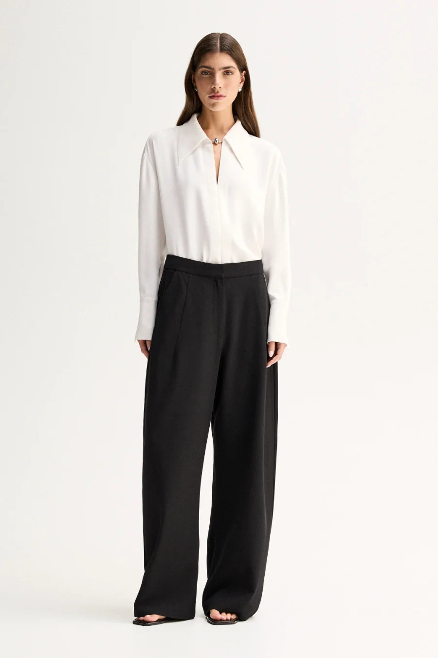ELKA COLLECTIVE Millicent Shirt | Ivory