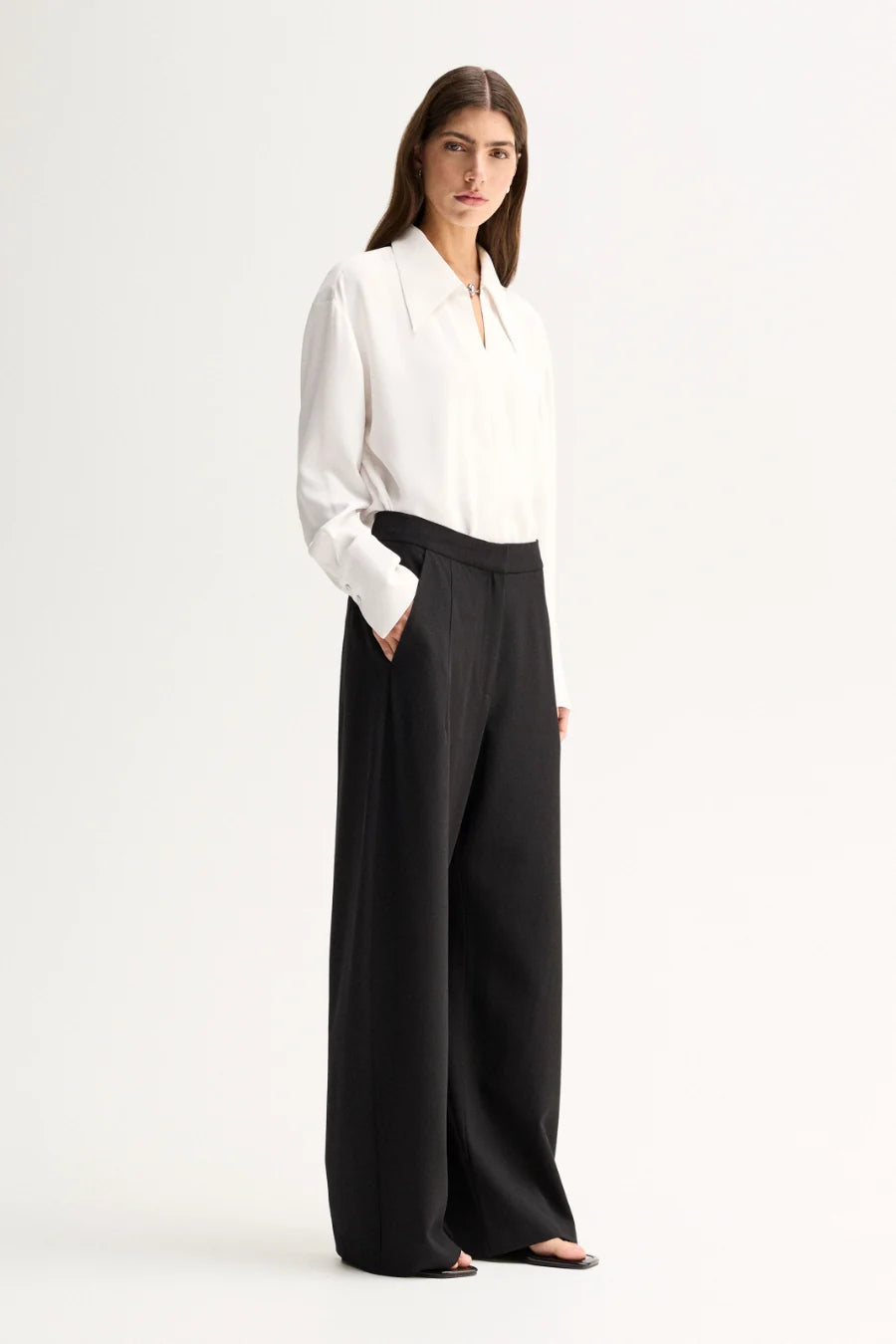 ELKA COLLECTIVE Millicent Shirt | Ivory
