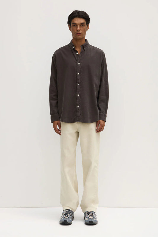ASSEMBLY LABEL Cord Long Sleeve Shirt | Washed Graphite