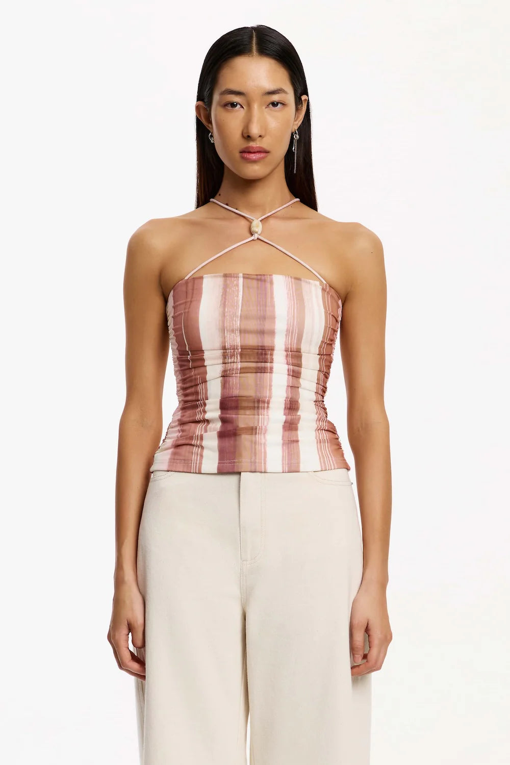 SIGNIFICANT OTHER Nami Top | Carob Stripe