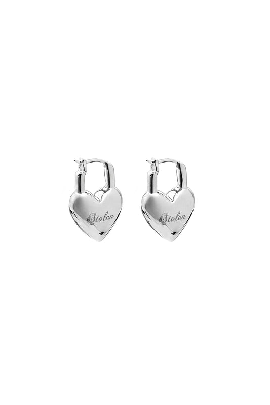 STOLEN GIRLFRIENDS CLUB Love Locket Earrings | Silver